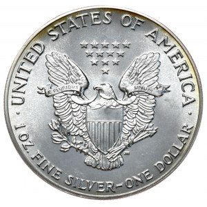USA, Liberty Silver Eagle 1988 Dollar, 1 Unze, 999 AG Unze