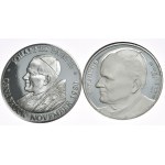 Medaillen, Johannes Paul II, 2 Stk. 1980r. 1987r.