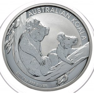 Austrálie, koala 2011, 1 oz, 1 oz Ag 999
