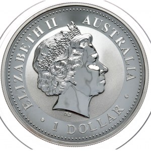 Australia, 1 dollar, Kookaburra, 2009, 1 oz, Ag 999 ounce