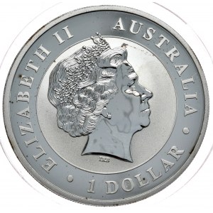 Australia, 1 dolar, Kookaburra, 2012, 1 oz, uncja Ag 999