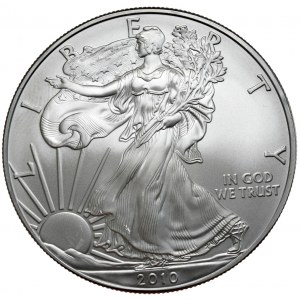 USA, dolar Liberty Silver Eagle 2010, 1 oz, uncja 999 AG,