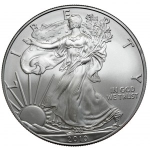USA, dolar Liberty Silver Eagle 2010, 1 oz, uncja 999 AG,