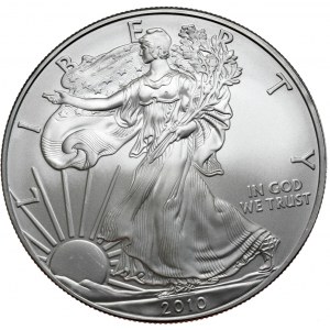 USA, Liberty Silver Eagle 2010 dollar, 1 oz, 999 AG ounce,