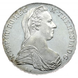 Rakousko, Marie Terezie, tolar 1780, nová ražba