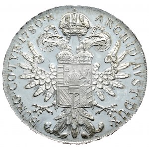 Austria, Maria Teresa, talar 1780r., nowe bicie