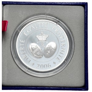Francja, 1 1/2 euro 2006, księżniczka Amelia, w oryginalnym pudełku z certyfikatem