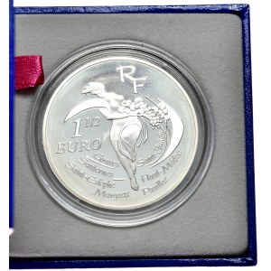 France, 1 1/2 euro 2005,150 years of Bordeaux wine festival, in original box with certificate