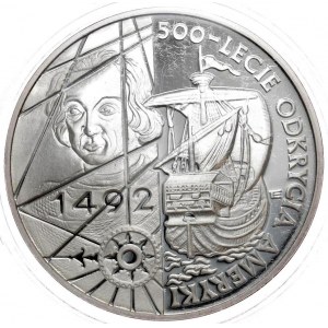 200000 zł 1992 rok, 500 lecie odkrycia Ameryki