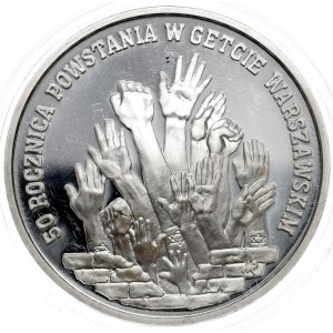 300000 zł 1993 r. 50 rocznica powstania w getcie warszawskim