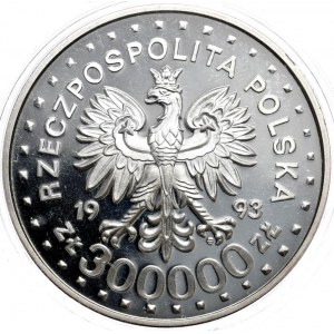 300000 zł 1993 r. 50 rocznica powstania w getcie warszawskim
