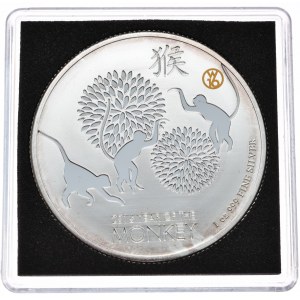 Niue 2016r., Lunar, Rok Małpy, W16, Rzadki
