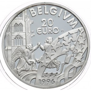 Belgia, 1996r., 20 Euro