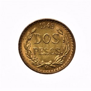 Mexico, 2 pesos, 1945. (3)