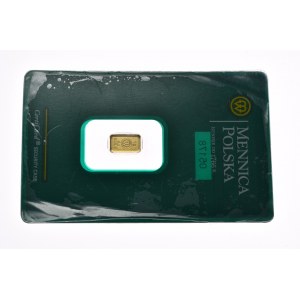 Bar, 1g Au 999