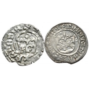 Set of two half-pennies, Casimir Jagiellonian Alexander Jagiellonian, Cracow