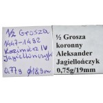 Satz von zwei Halbstücken, Kazimierz Jagiellończyk Alexander Jagiellonian, Krakau