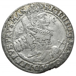Sigismund III Vasa, ort 1621, Bydgoszcz, SIGI, ohne Verzierungen auf der Rückseite