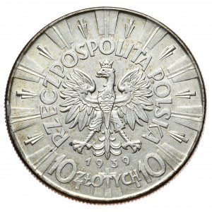 Druhá poľská republika, 10 zlotých 1939 Pilsudski