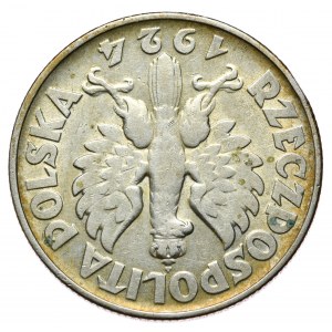 Second Republic, 2 zloty 1924 Philadelphia, reverse side
