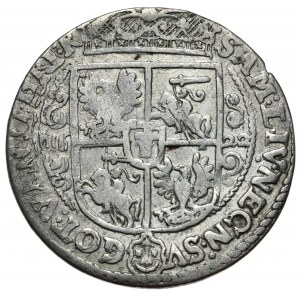 Zygmunt III Waza, ort 1622, Bydgoszcz, szeroka korona