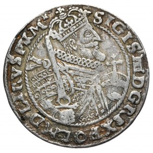 Zygmunt III Waza, ort 1622, Bydgoszcz, z przebitką błędu PV.M+ na PR.M+
