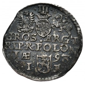 Zikmund III Vasa, trojak 1593, Olkusz