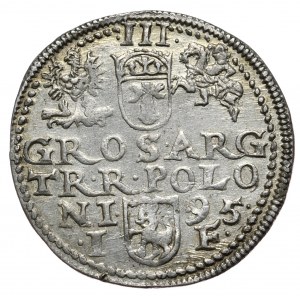 Sigismund III. Wasa, Trojak 1595, Olkusz, D G R - POLEN