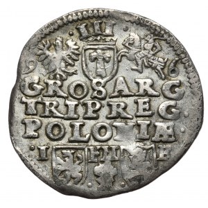 Sigismund III. Vasa, Trojak Poznań 1596 - Datum oben