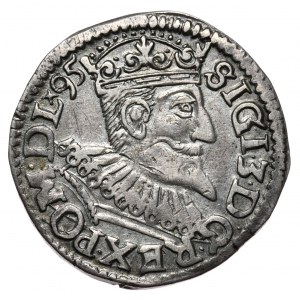 Zygmunt III Waza, trojak 1595, Wschowa, POLONIA