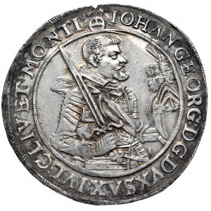 Niemcy, Saksonia, Jan Jerzy I, talar 1627, Drezno