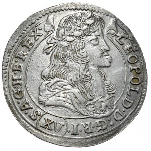 Węgry, Leopold I, 15 krajcarów 1678, Kremnica