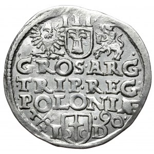 Zygmunt III Waza, Trojak 1590, Poznań