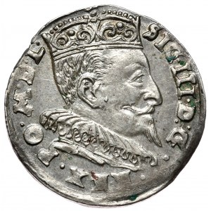 Zygmunt III Waza, trojak 1594, Wilno, kropki