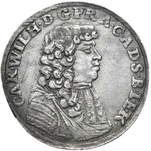 Niemcy, Anhalt-Zerbst, 2/3 talara 1678 CP, Carl Wilhelm