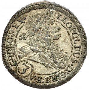 Austria, Leopold I, 3 krajcary 1698, Graz