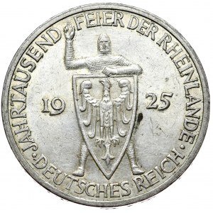 Niemcy, Republika Weimarska, 3 marki 1925 G, Karlsruhe