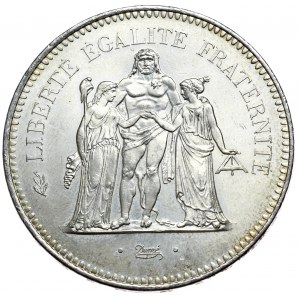 Francja, 50 franków 1975, Herkules