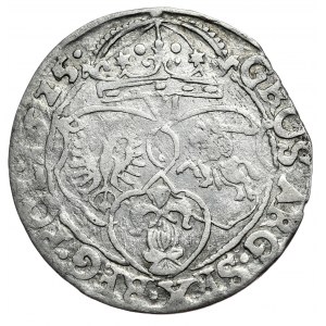 Zygmunt III Waza, szóstak 1625, Kraków herb Sas, ARG na rewersie. Rzadkość
