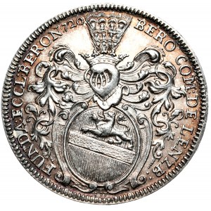 Szwajcaria, Lucerna, kopia w srebrze bardzo rzadkiej 6-dukatówki bez daty (ok. 1748)