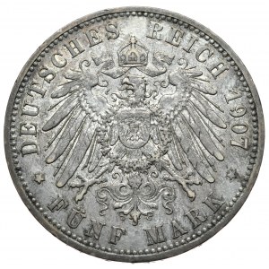 Niemcy, Prusy, 5 marek 1907 A, Berlin