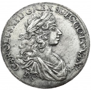 Pomorze pod panowaniem szwedzkim, Karol XI, 1/3 talara 1674 DS, Szczecin