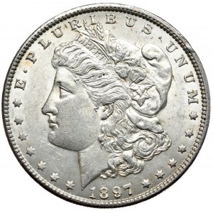 USA, Morgan dolar 1897, Filadelfia