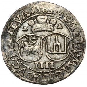 Zygmunt II August, czworak 1569, Wilno, LI/LITV