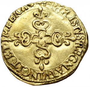 Henryk Walezy, Ecu d'or (dukat) 1578 K, Bordeaux