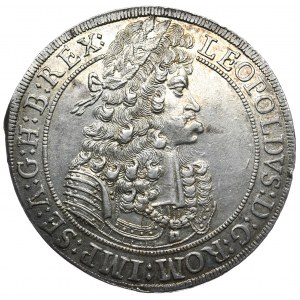 Austria, Leopold I, Talar 1696/5, Hall, piękny menniczy
