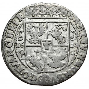 Zygmunt III Waza, ort 1622, Bydgoszcz, PRVxM+, interpunkcja na awersie w formie krzyżyków, nieopisany
