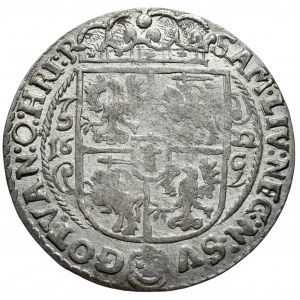 Zygmunt III Waza, ort 1622, Bydgoszcz, PR:M+, gwiazdki u podstawy korony na rewersie