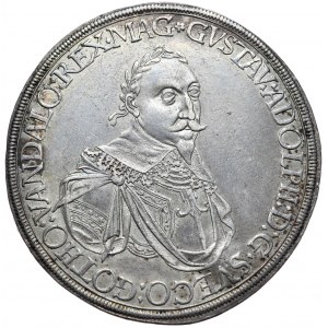 Szwecja, Augsburg po okupacją szwedzką, Gustaw II Adolf, talar 1632.