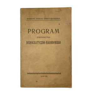 The program of the democratic-nationalist party